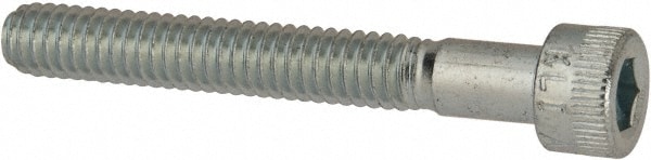 Made in USA 8C125KCS/A Low Head Socket Cap Screw: #8-32, 1-1/4" Length Under Head, Socket Cap Head, Hex Socket Drive, Alloy Steel, Zinc-Plated Image