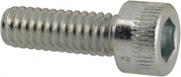 Made in USA 8C50KCS/A Hex Head Cap Screw: #8-32 x 1/2", Alloy Steel, Zinc-Plated Image