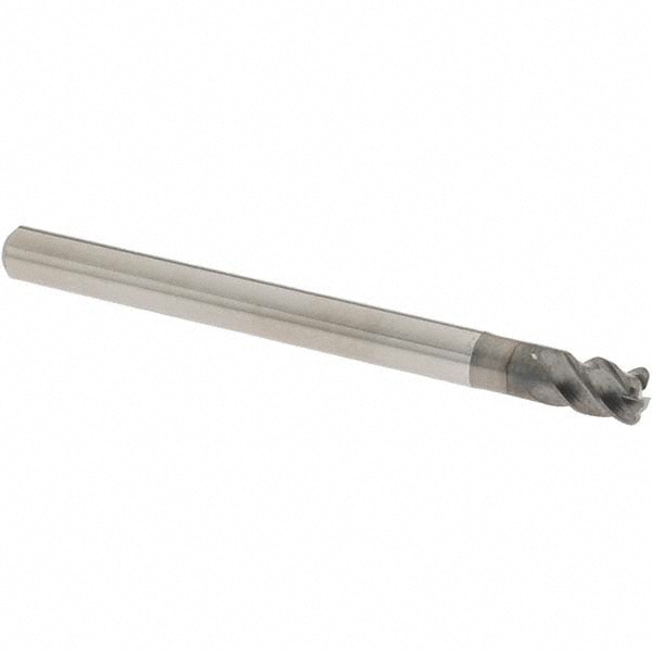 OSG 447101111 Corner Radius End Mill: 3/16" Dia, 3/16" LOC, 0.03" Radius, 4 Flutes, Solid Carbide Image