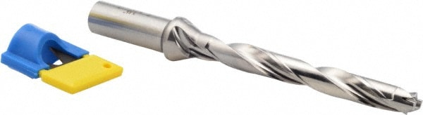 Iscar 3202721 Replaceable Tip Drill: 0.591 to 0.626 Drill Dia, 4.72" Max Depth, 0.75 Straight-Cylindrical Shank Image