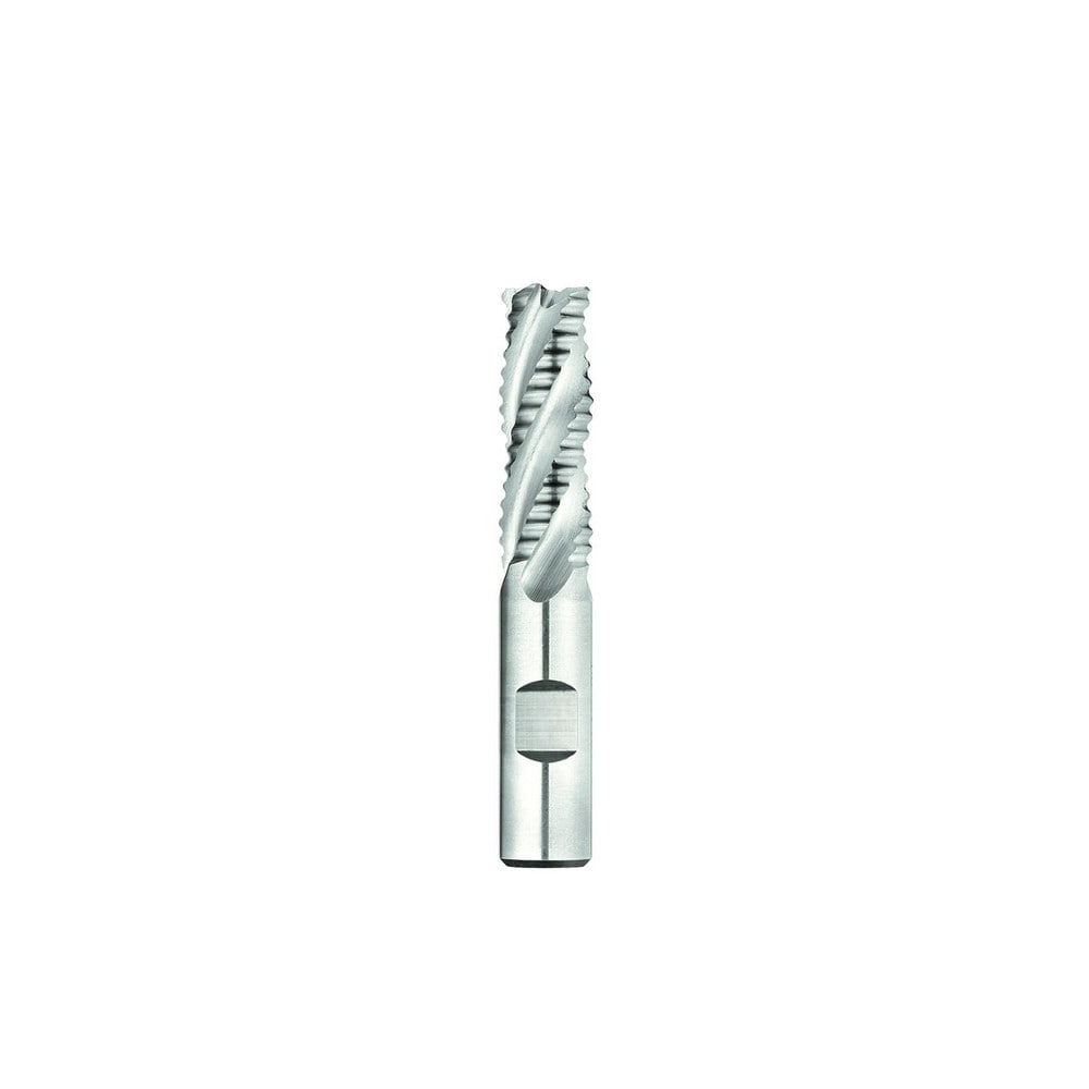 Niagara Cutter 17016578 Square End Mill: 1/4 Dia, 1-1/4 LOC, 3/8 Shank Dia, 3-1/16 OAL, 4 Flutes, Cobalt Image