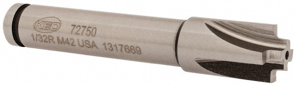 Keo 72750 Corner Rounding End Mill: 1/32" Radius, 7/16" Diam, 4 Flutes, Cobalt Image