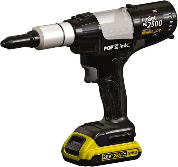 All up to 3/16" Closed End, Open End Rivet Capacity , 1,911 Lb Pull Force Cordless Riveter