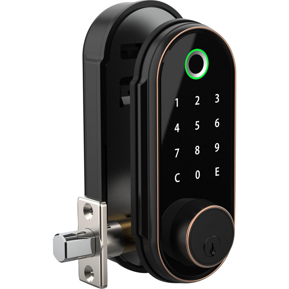 Keycode Deadbolts Barska - Deadbolts: Deadbolt Type: Deadbolt; Lock Type: Fingerprint ...