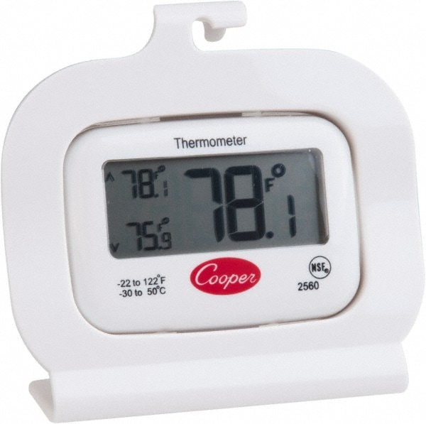 Cooking & Refrigeration Thermometers; Type: Refrigeration Thermometer ; Maximum Temperature (F): 122 ; Resolution (Deg F): 0 ; Accuracy Degree (F): 1