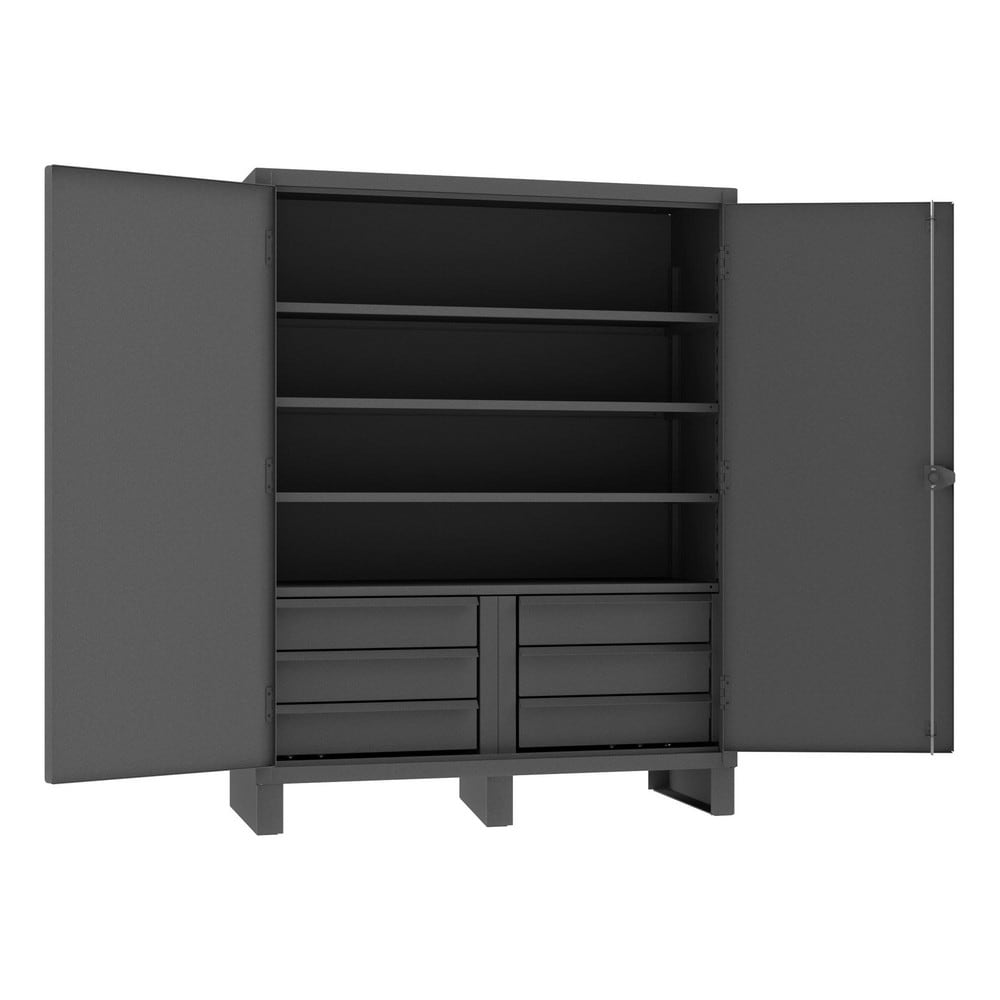 Durham HDCD246078-6B95 Locking Steel Storage Cabinet: 60" Wide, 24" Deep, 78" High 