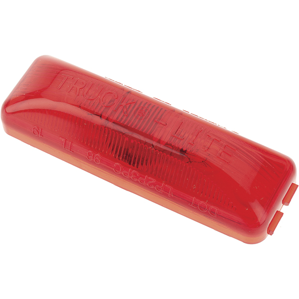 3-7/8" Long, 0.33 A Amp, Incandescent Side Marker Light Kit  - 12V, Red 
