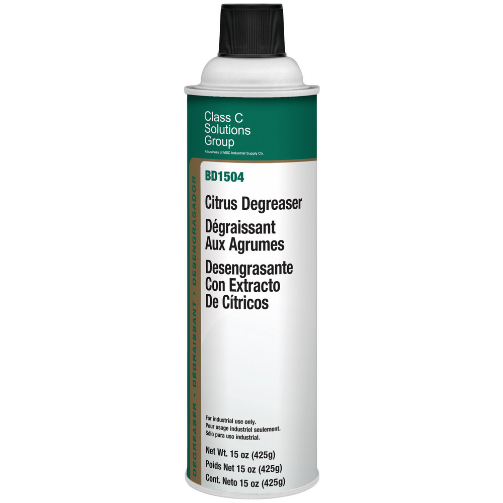 Cleaner & Degreaser: 15 oz, Aerosol - Citrus Scent
