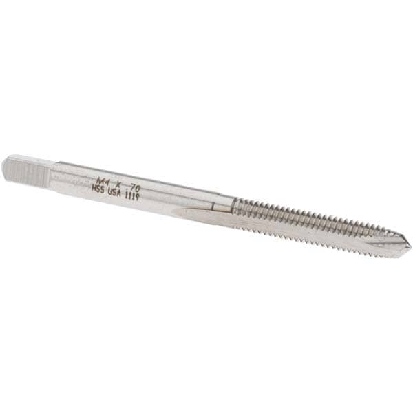Made in USA - Spiral Point Tap: M4x0.7 Metric Coarse, 2 Flutes