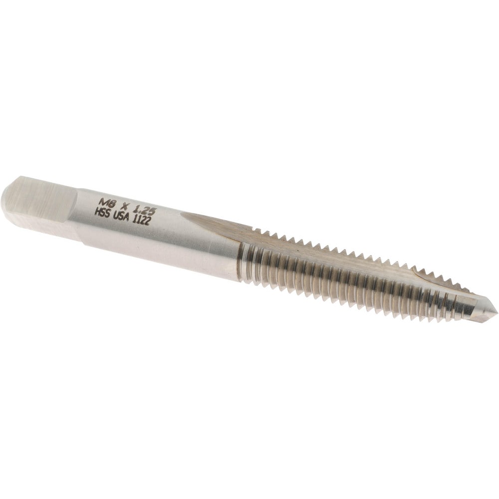 Widia Spiral Flute Tap,M8x1.25,HSS 19935, 1