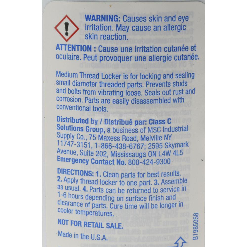 John Deere Loctite Thread Lock & Sealer – High Strength - PM38654