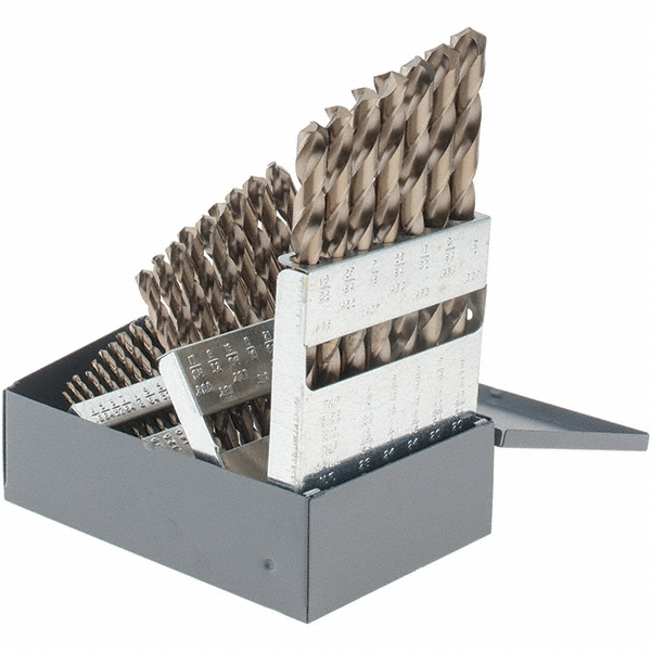 Made in USA Drill Bit Set Jobber Length Drill Bits, 29 Pc, 135