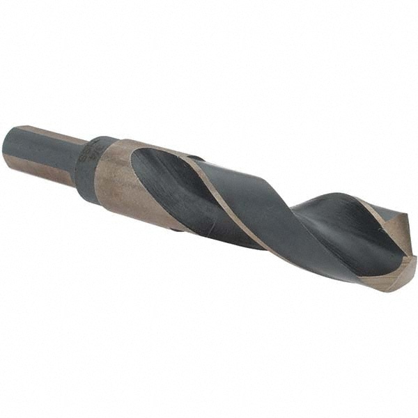 Mechanics Drill Bit: 3/4" Dia, 135 ° Point, High Speed Steel, Weldon Shank, Split Point