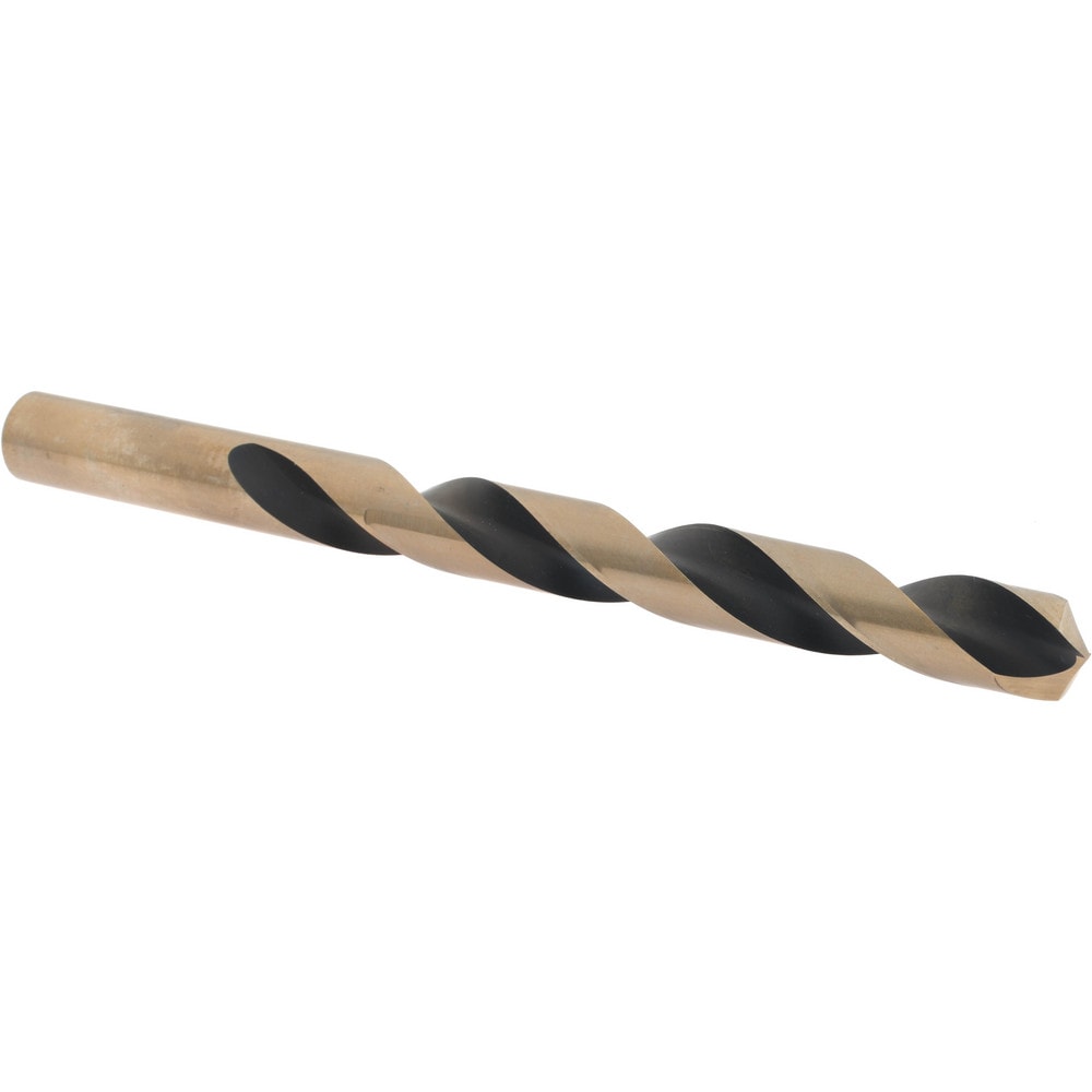 Mechanics Drill Bit: 13 mm Dia, 135 ° Point, High Speed Steel, Straight-Cylindrical Shank, Split Point