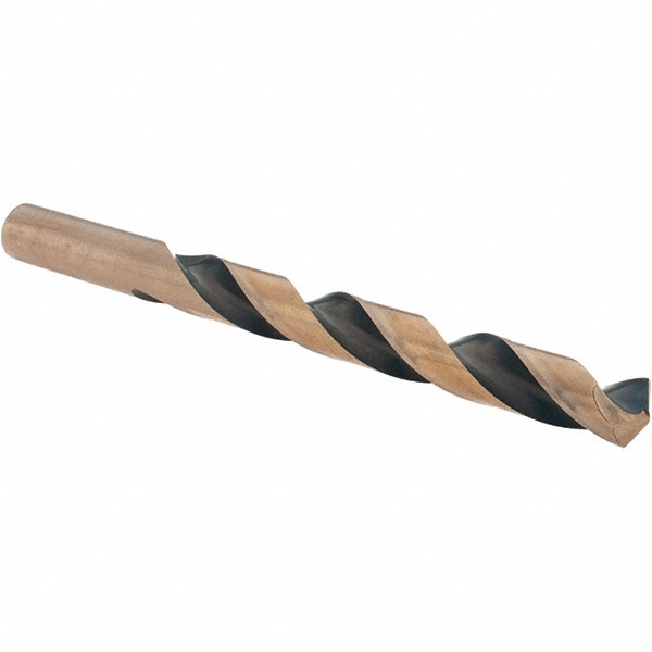 Mechanics Drill Bit: 12.5 mm Dia, 135 ° Point, High Speed Steel, Straight-Cylindrical Shank, Split Point