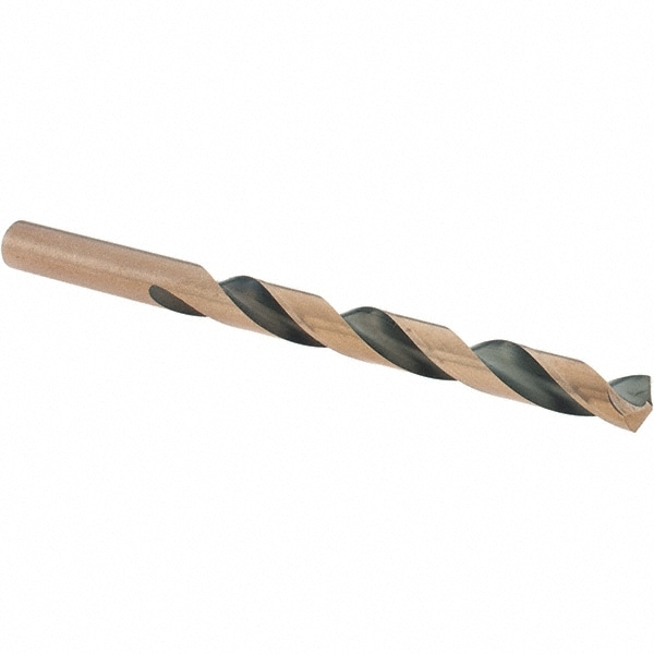 Mechanics Drill Bit: 8.5 mm Dia, 135 ° Point, High Speed Steel, Straight-Cylindrical Shank, Split Point