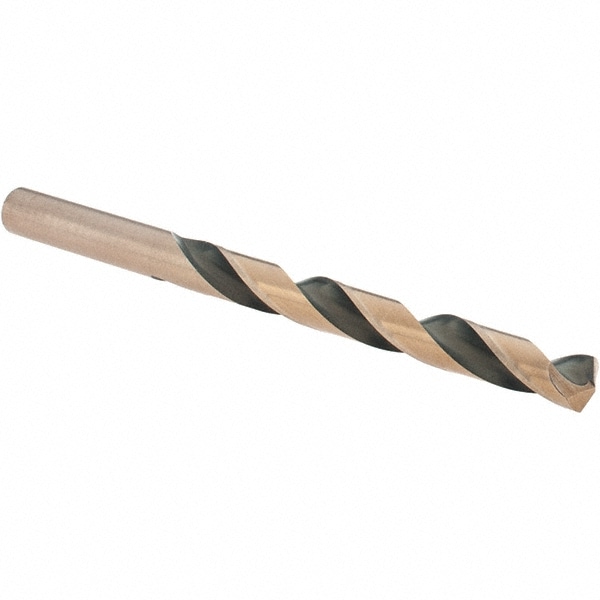 Mechanics Drill Bit: 8 mm Dia, 135 ° Point, High Speed Steel, Straight-Cylindrical Shank, Split Point
