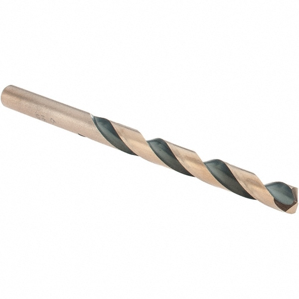Mechanics Drill Bit: 6.5 mm Dia, 135 ° Point, High Speed Steel, Straight-Cylindrical Shank, Split Point