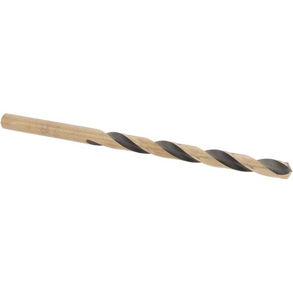 Mechanics Drill Bit: 5 mm Dia, 135 ° Point, High Speed Steel, Straight-Cylindrical Shank, Split Point