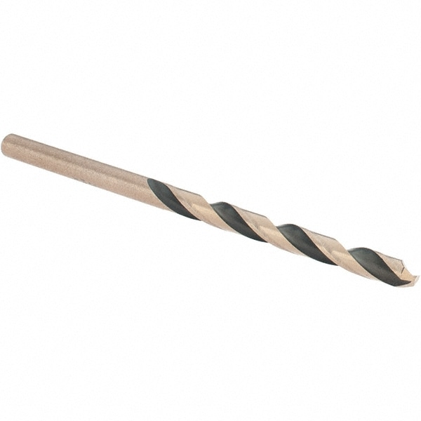 Mechanics Drill Bit: 3.5 mm Dia, 135 ° Point, High Speed Steel, Straight-Cylindrical Shank, Split Point