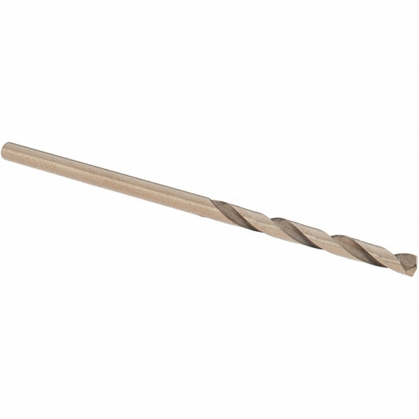 Mechanics Drill Bit: 2 mm Dia, 135 ° Point, High Speed Steel, Straight-Cylindrical Shank, Split Point