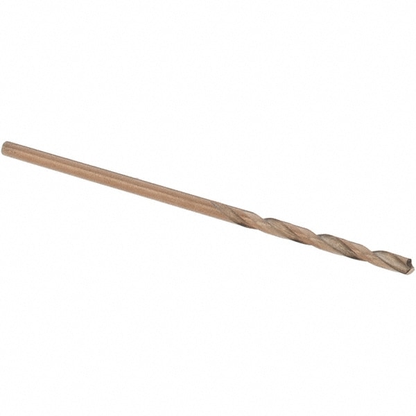 Mechanics Drill Bit: 1.5 mm Dia, 135 ° Point, High Speed Steel, Straight-Cylindrical Shank, Split Point