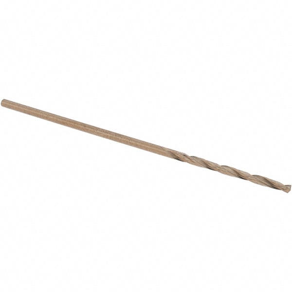 Mechanics Drill Bit: 1 mm Dia, 135 ° Point, High Speed Steel, Straight-Cylindrical Shank, Split Point
