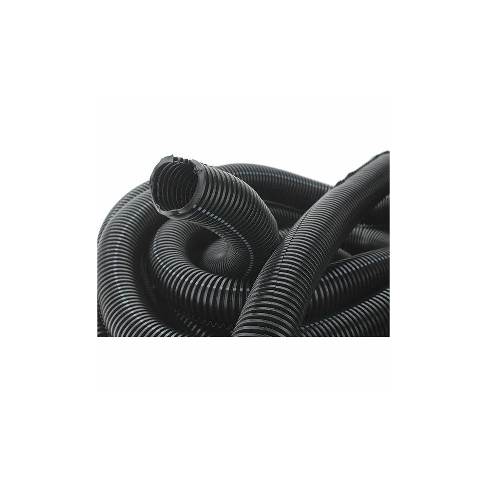 Value Collection 0.95" ID, Black/Gray Nylon Corrugated Cable Sleeve