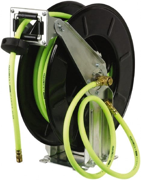 Legacy - Hose Reel with Hose: 3/8″ ID Hose x 50', Spring Retractable -  45655271 - MSC Industrial Supply