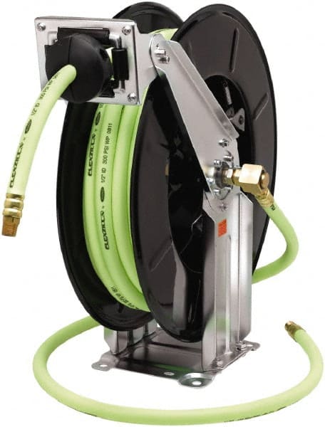 Legacy - Hose Reel with Hose: 1/2″ ID Hose x 50', Spring Retractable -  45655362 - MSC Industrial Supply