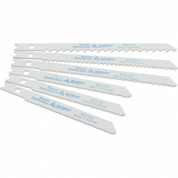 Jig Saw Blade Sets; Blade Material: Bi-Metal ; Minimum Blade Length (Inch): 3 ; Maximum Blade Length (Inch): 4 ; Shank Type: U-Shank ; Maximum Teeth Per Inch: 24 ; Minimum Teeth Per Inch: 6