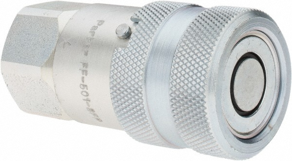 Hydraulic Hose Coupler: 8 mm, 1/2"