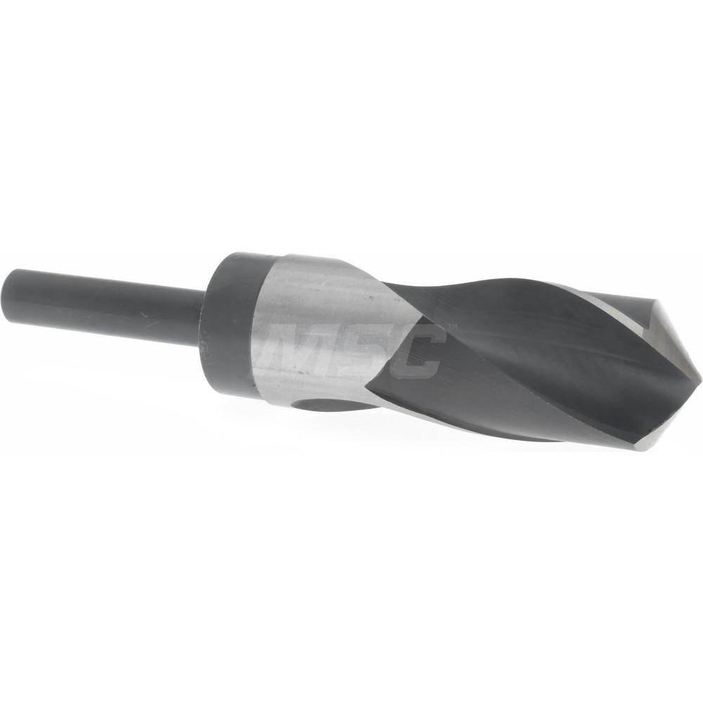 Reduced Shank Drill Bit: 1-5/16'' Dia, 1/2'' Shank Dia, 118 °, High Speed Steel