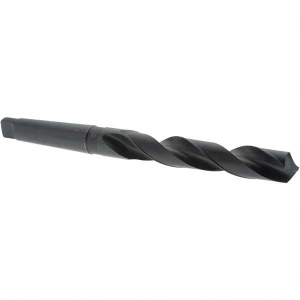 Taper Shank Drill Bit: 1-1/4" Dia, 4MT, 118 ° Point, High Speed Steel