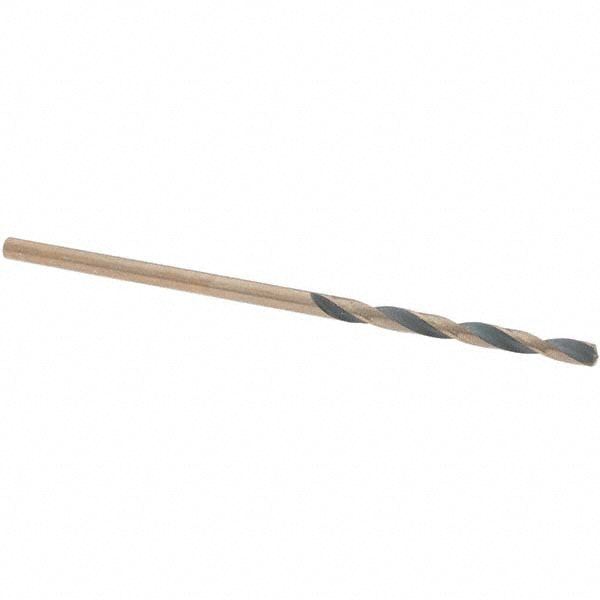 Mechanics Drill Bit: 5/64" Dia, 1350, High Speed Steel, Straight-Cylindrical Shank, Split Point