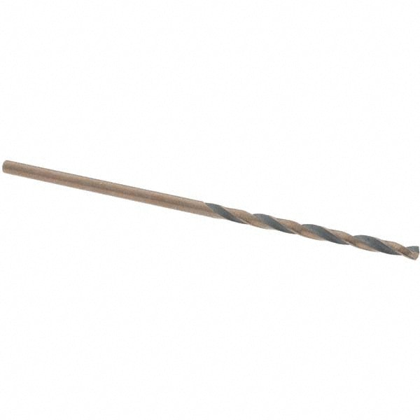 Mechanics Drill Bit: 1/16" Dia, 135 ° Point, High Speed Steel, Straight-Cylindrical Shank, Split Point