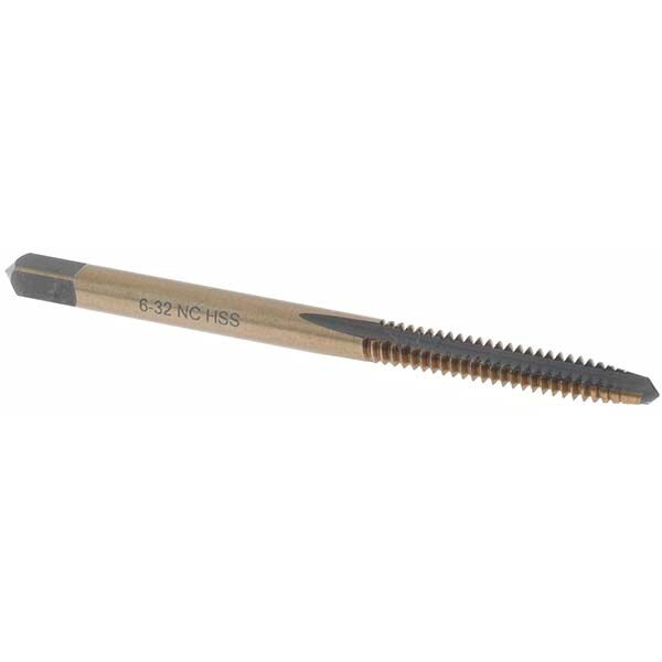Oxide/Gold Finish Straight Flute Tap