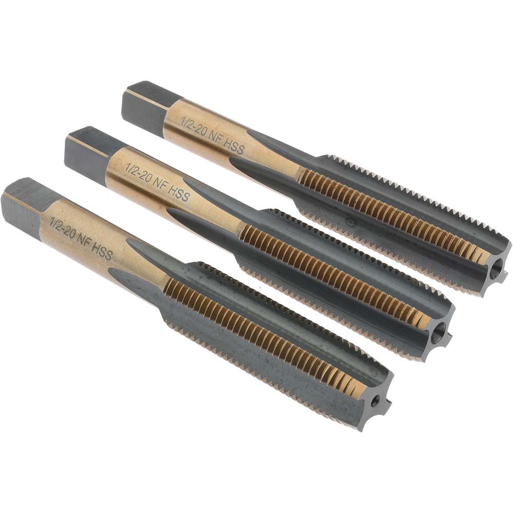 Import Tap Set 1/220 UNF, 4 Flute, Bottoming Plug & Taper, High