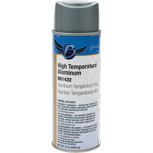 High Heat Spray Paint: Aluminum, 16 oz