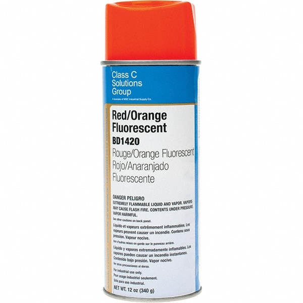 Craft Spray Paint: Red Orange, Fluorescent