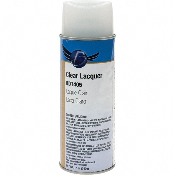 Lacquer Spray Paint: Clear, 16 oz