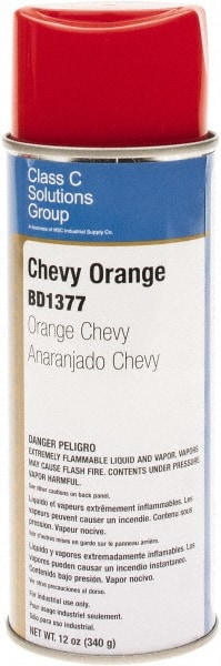 Enamel Spray Paint: Orange, 16 oz