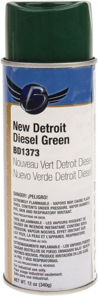 Enamel Spray Paint: Green, 16 oz