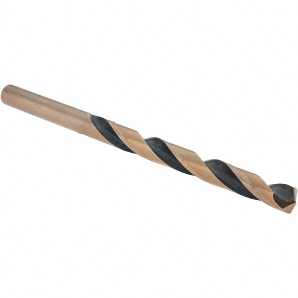 Mechanics Drill Bit:  135&deg,  High-Speed Steel,  Straight-Cylindrical Shank,  Split Point