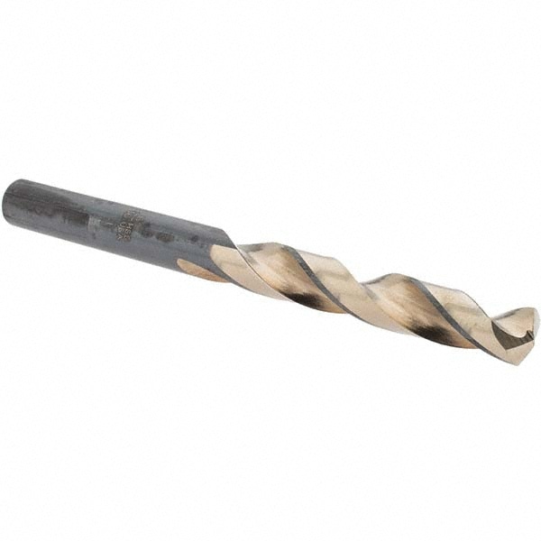 Mechanics Drill Bit: 5/16" Dia, 135 ° Point, High Speed Steel, Weldon Shank, Split Point