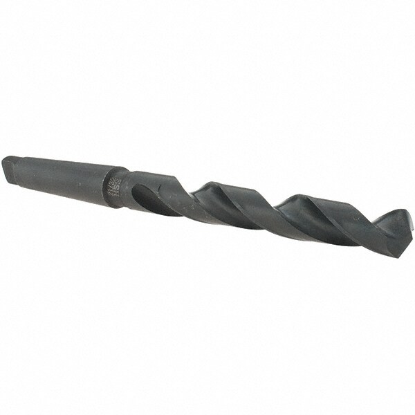 Taper Shank Drill Bit: 0.6563" Dia, 2MT, 118 °, High Speed Steel