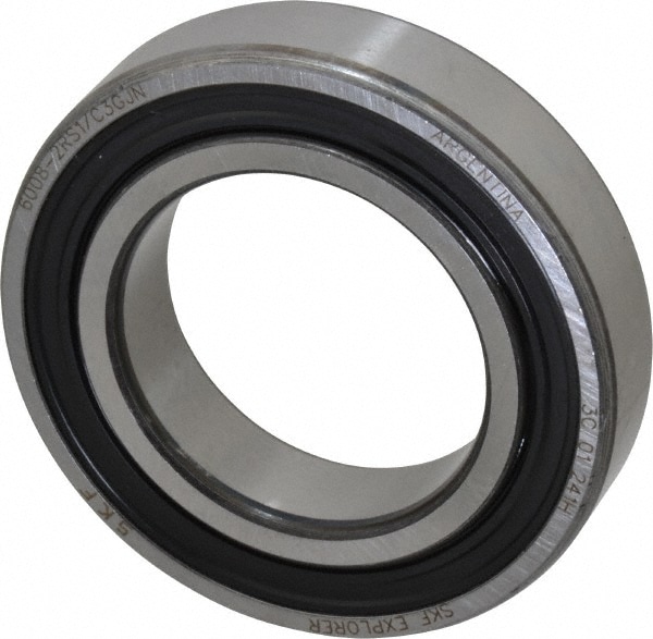 SKF 6008 2RSJEM Deep Groove Ball Bearing: 68 mm OD, Double Seal Image