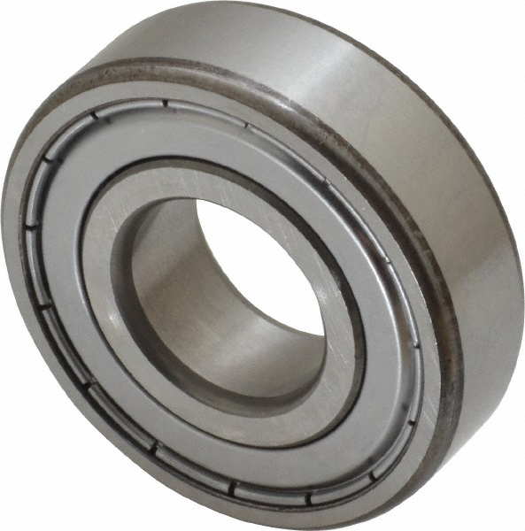 Deep Groove Ball Bearing: 47 mm OD, Double Shield - Bearing Number 6204