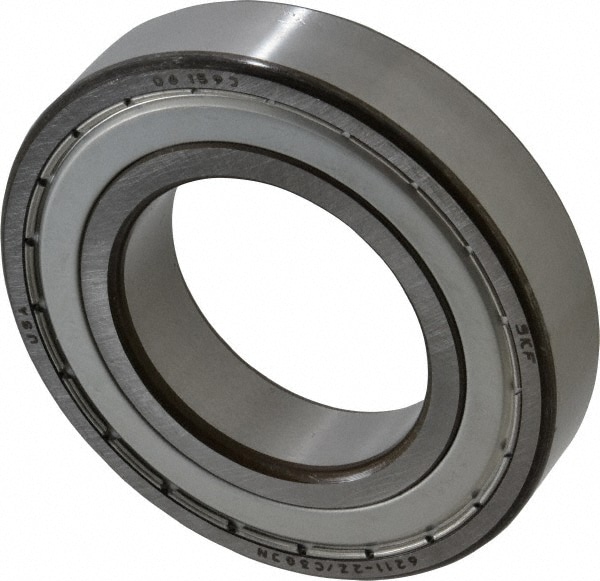 SKF 6211 2ZJEM Deep Groove Ball Bearing: 100 mm OD, Double Shield Image