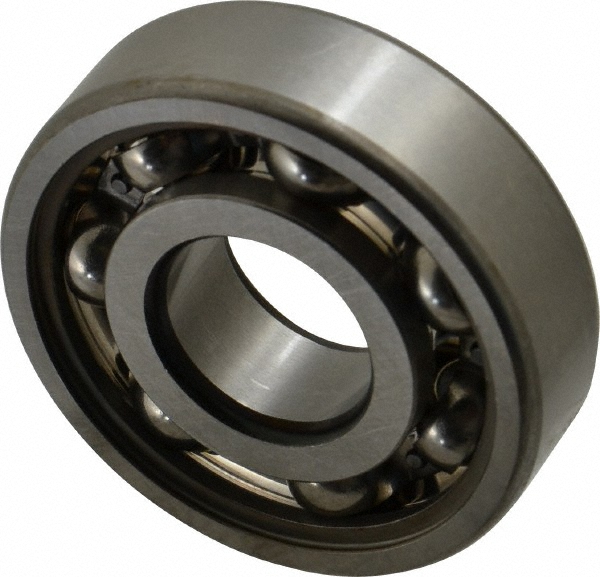Deep Groove Ball Bearing: 52 mm OD, Open - Bearing Number 6304
